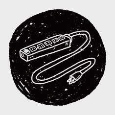Extension cord doodle N14
