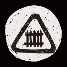 fence sign doodle N5