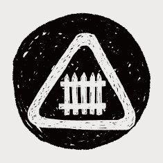 fence sign doodle N6