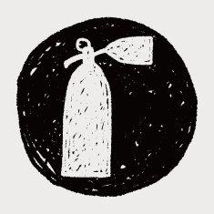 Fire extinguisher doodle N6