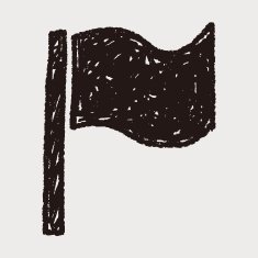 flag doodle drawing N8