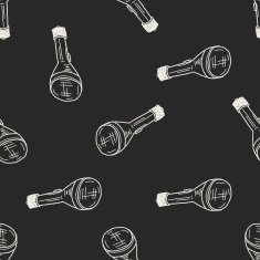 Flashlight doodle seamless pattern background N2