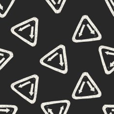 Fork sign doodle seamless pattern background N3