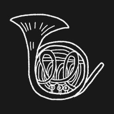 French Horn doodle N3