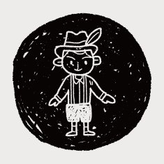 German people doodle N4