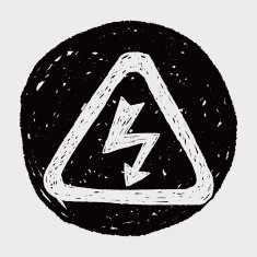 High Voltage sign doodle N3
