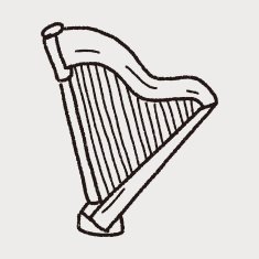 harp doodle N6