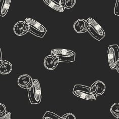 Headlamp doodle seamless pattern background N2