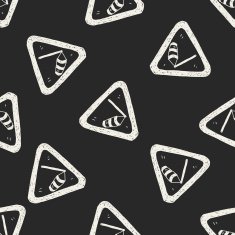 high wind doodle seamless pattern background N2