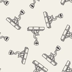 hook doodle seamless pattern background