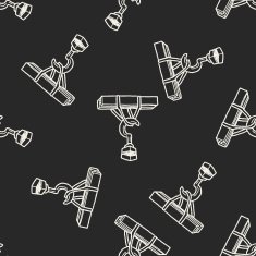 hook doodle seamless pattern background N2
