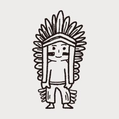 indian doodle N10