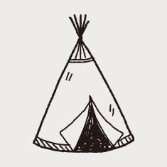 Indians tent doodle N3