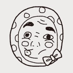 japan Thief mask doodle N3