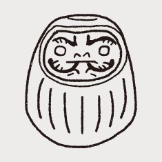 Japanese doll doodle N5