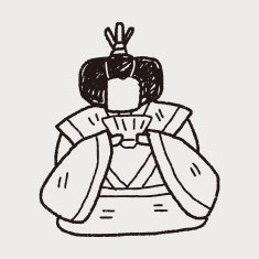 Japanese queen doodle N3