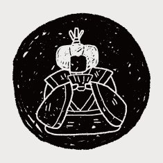 Japanese queen doodle N6