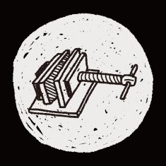 jaw vice doodle N8