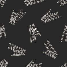 ladder doodle seamless pattern background N2