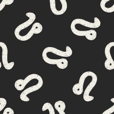 Leo Constellation doodle seamless pattern background N2