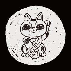 Lucky Cat doodle N5