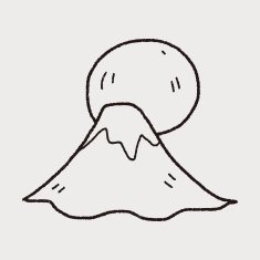 moutain sun doodle N2