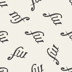 music note doodle seamless pattern background N9