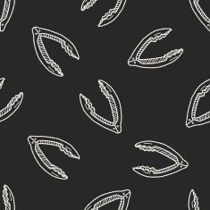 nutcracker doodle seamless pattern background N2