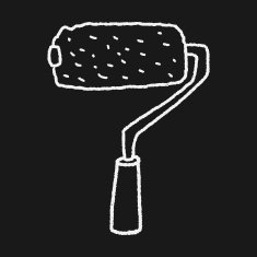 paintbrush doodle N16
