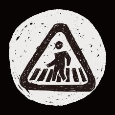 people walk sign doodle N3