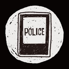 police station doodle N4