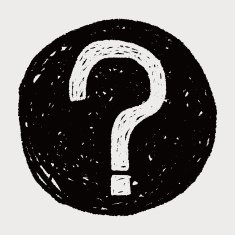 Question mark doodle N6