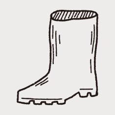 Rain boots doodle N9