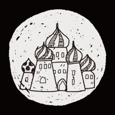 russia castle doodle N3