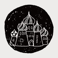 russia castle doodle N4