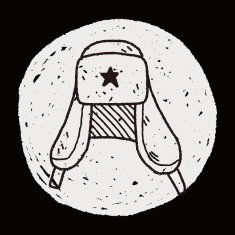 Russia Hat doodle N4