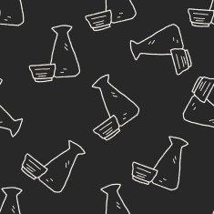 sake doodle seamless pattern background N2