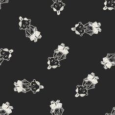 samurai doodle seamless pattern background N4