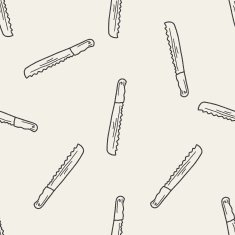 saw doodle seamless pattern background N4