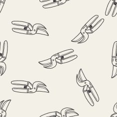 scissor doodle seamless pattern background N3