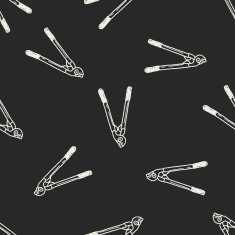 scissor doodle seamless pattern background N5