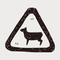 sheep sign doodle N3