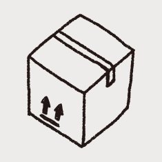 shipping box doodle N37