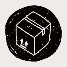 shipping box doodle N50