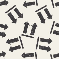 shipping box up doodle seamless pattern background