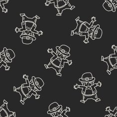 St Patrick Day seamless pattern background N2