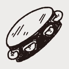 tambourine doodle N5