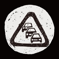 Traffic jam doodle N5