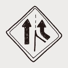 Traffic merges doodle N17