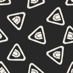 Tunnel doodle seamless pattern background N2